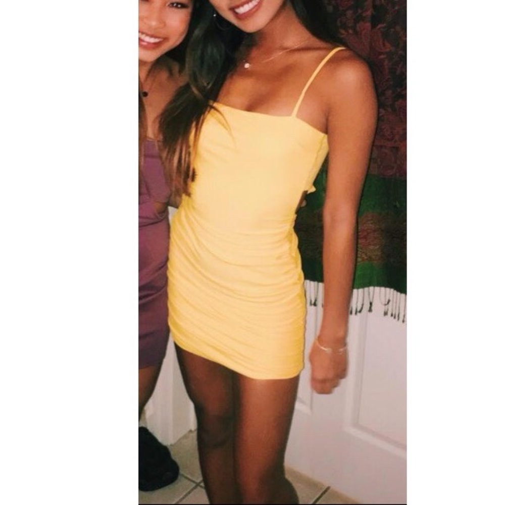 Yellow Tigermist Dress
